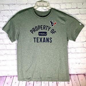 NIKE NFL Houston Texans Men's Gray Dry-Fit Graph Tee.